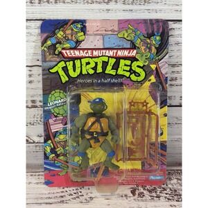 Leonardo 10 Back 1988 TMNT PLAYMATES Vintage Original NEW Sealed UNPUNCHED